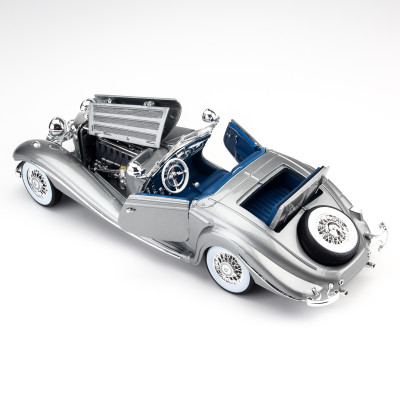 Mô Hình Xe Mercedes-Benz 500K TYP Special Roadster Grey 1:18 Maisto