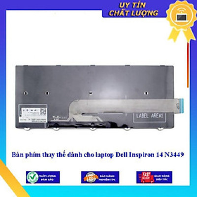 Bàn phím dùng cho laptop Dell Inspiron 14 N3449  - Hàng Nhập Khẩu New Seal