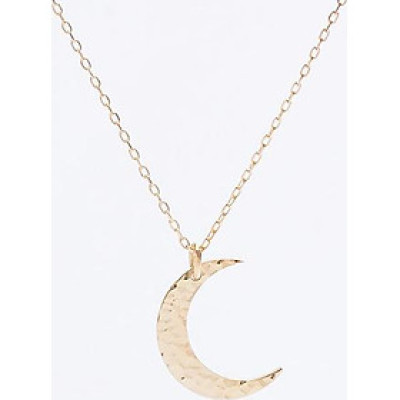 Dây chuyền bạc mặt trăng hammer nhám cá tính Gix Jewel DC16