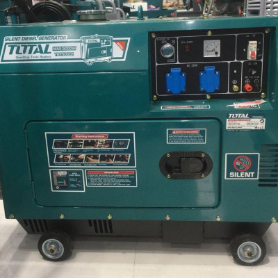 MÁY PHÁT ĐIỆN DẦU 5KW 1 PHA TOTAL TP250001 - CHỒNG ỒN - HÀNG CHÍNH HÃNG