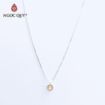 Dây chuyền bạc mặt con mèo - Ngọc Quý Gemstones