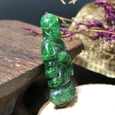 Mặt Phật Bà đứng Cẩm Thạch sơn thủy cao cấp