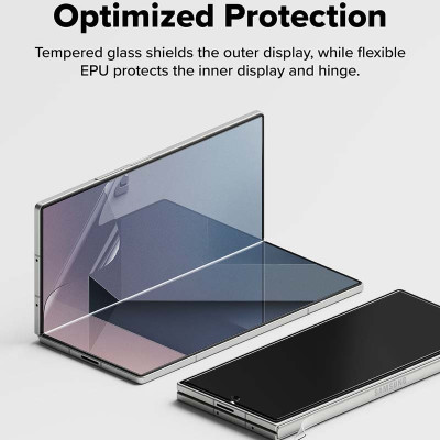 Bộ dán màn hình cho Samsung Galaxy Z Fold 7 RINGKE 3-in-1 Protector Pro - Hàng Chính Hãng