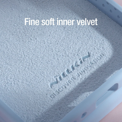 Ốp lưng iRing chống sốc silicon cho Samsung Galaxy Z Flip 4 có nắp đậy bảo vệ Camera hiệu Nillkin Camshield Silky Silicon Case - chống sốc cực tốt, chất liệu cao cấp, trang bị iring đeo tay chống rơi rớt - Hàng nhập khẩu