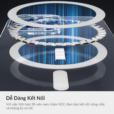 Ốp lưng trong suốt sạc từ tính bảo vệ camera cho iPhone 15 Pro Max / 15 Pro / 14 Pro Max / 13 Pro Max hiệu Memumi Glitter Magnetic - Siêu Mỏng 0.3mm, Tích Hợp Sạc Không Dây Từ Tích Magnetic, Lực Hút Mạnh, Chắc Chắn - Hàng nhập khẩu