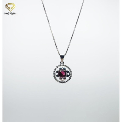 Dây chuyền bạc Ý 925 Huệ Ngân - Cỏ bốn lá may mắn YD160011