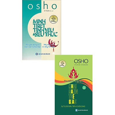 Combo Minh Triết Tình Yêu Và Siêu Thức + Thiền Định Khai Sáng Tuệ Giác (Bộ 2 Cuốn)