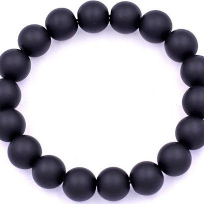 Chuỗi tay Thạch Anh Đen Mờ size 10 ly - hợp mệnh Mộc, mệnh Thủy