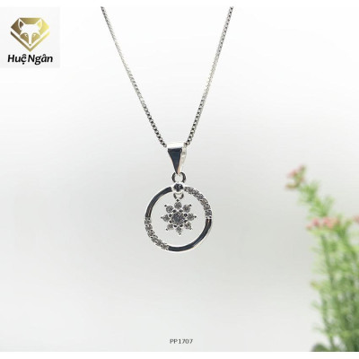 Dây chuyền bạc Ý 925 Huệ Ngân - Circle in love PP1707