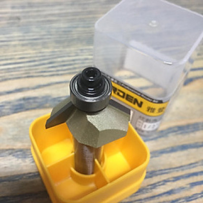 Mũi phay, mũi soi, mũi cắt vát cạnh 45 độ ổ bi 1/2"x1/2" (12.7mm) ARDEN