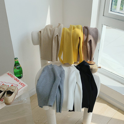 Áo len bé trai và bé gái, Áo len cao cổ cho bé 9m-5 tuổi mềm mịn phong cách Hàn Quốc đanh sợi không bai xù