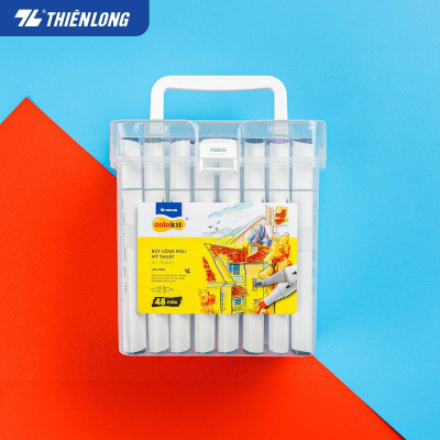 Bút dạ màu - bút marker 48 màu Thiên Long Colokit ART MARKER AM-C006-KM