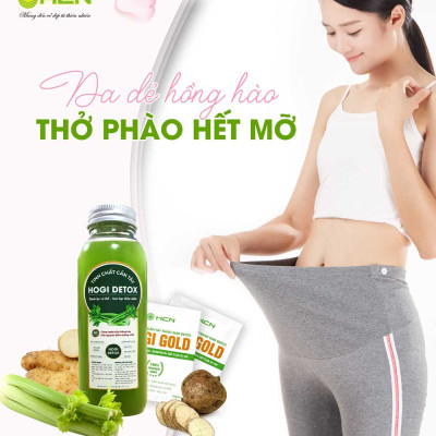 Tinh chất cần tây Nano slim detox cần tây Hogi Gold