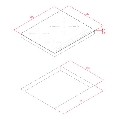 Bếp điện từ Teka IBC 63015 BK MSS 112520018 - Hàng chính hãng