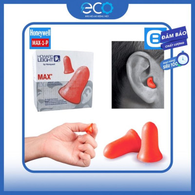 Nút tai chống ồn cao cấp Honeywell Max 1 - Nút bịt tai chống ồn khi đi ngủ, ôn thi, đi máy bay, công trình, xưởng in
