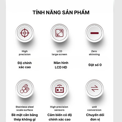 Cân tiểu ly 5kg Sokany SK-19026 màu bạc, chống nước, độ chính xác cao  - HÀNG CHÍNH HÃNG - DELIYA