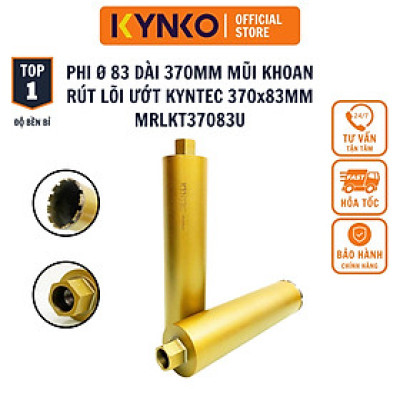 Ø 83 dài 370MM 370x83MM Mũi khoan rút lõi bê tông ướt KYNKO KYNTEC đường kính MRLKT37083U chính hãng
