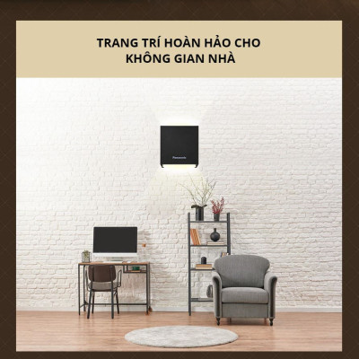 Đèn gắn tường Panasonic HHBQ1005B88, Ánh sáng vàng 3000K, trang trí, thắp sáng lối đi cầu thang, hành lang
