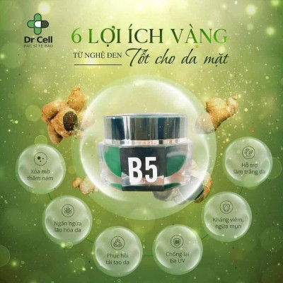 Kem B5 Dr Cell 30g B5 ức chế nám Dr Cell ngăn ngừa nám dưỡng trắng phục hồi da - Hàng Chính Hãng