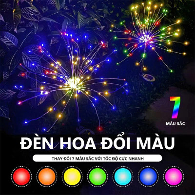 Đèn Trang Trí Ban Công, Sân Vườn Năng Lượng Mặt Trời – Loại Tốt, Tự Sạc, Tự Sáng