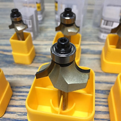 Mũi phay, mũi soi, mũi cắt vát cạnh tròn lồi 1/4"x3/4" (R=9.52mm) ARDEN