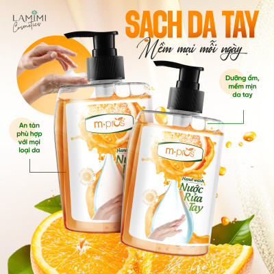 Nước Rửa Tay Diệt Khuẩn - Hương Trái Cây M.PROS 500ml