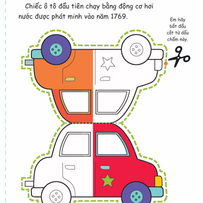 Cắt, Gấp, Tô Màu - Các Loại Phương Tiện