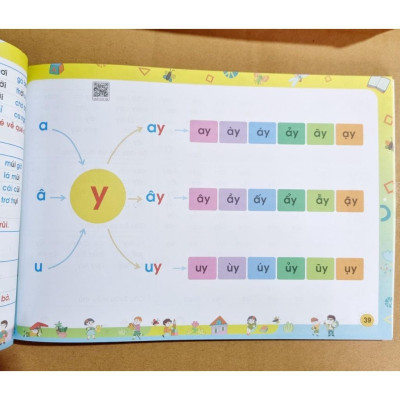 Tập Đánh Vần Tiếng Việt Phiên Bản Mới Nhất 5.0 - Tập Đọc, Ghép Vần - Quét Mã QR Nghe Hướng Dẫn Đọc