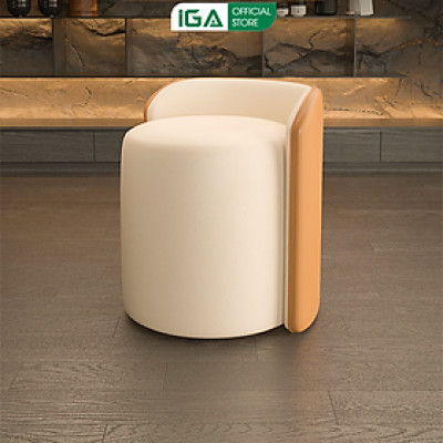 Ghế đôn sofa, ghế bàn trang điểm bọc da cao cấp decor phòng hiện đại - GC51