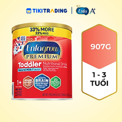 Sữa Bột Enfagrow Premium Toddler Hương Sữa Tự Nhiên cho trẻ trên 1 tuổi (907g)