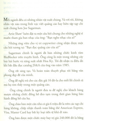 Khiêu Vũ Với Ngòi Bút - Cùng Phù Thủy Quảng Cáo hàng đầu nước Mỹ