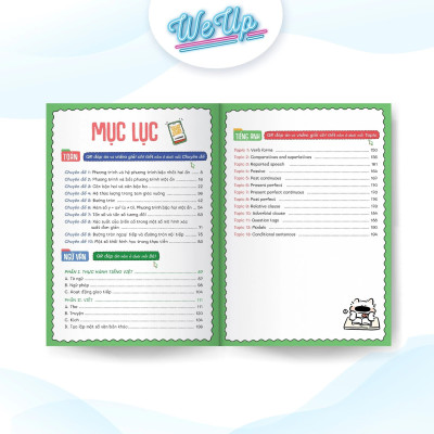 Sách - Sổ Tay Đề Cương Toán Văn Anh 9 SKETCHNOTE