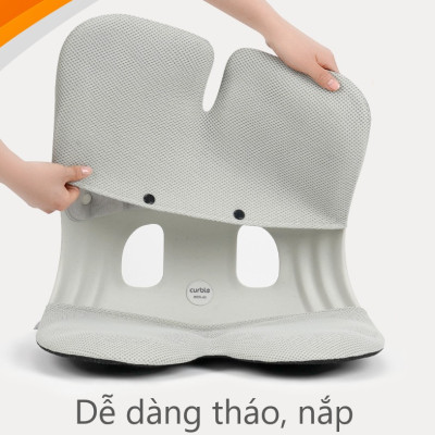 [CHÍNH HÃNG ABLUE] Vỏ bọc dành cho ghế chỉnh dáng chống gù Curble Grand, giúp ngồi êm hơn. Hàng nhập khẩu Hàn Quốc