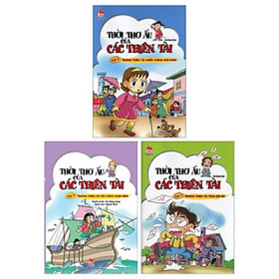 Combo Thời Thơ Ấu Của Các Thiên Tài: Tập 1 + Tập 2 + Tập 3 (Tái Bản 2019) (Bộ 3 Tập)
