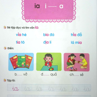 Hành Trang Bé Vào Lớp 1 - Vở Bé Học Tiếng Việt (Quyển 2)