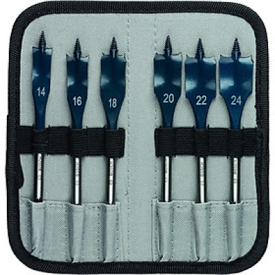 BỘ KHOAN GỖ ĐUÔI CÁ(14/16/18/20/22/24MM) BOSCH 2608595424 - HÀNG CHÍNH HÃNG