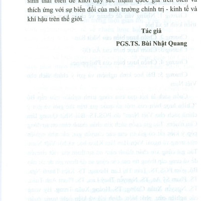 Biển Và Tầm Nhìn Đại Dương - Gợi Ý Chính Sách Từ Trường Hợp Nhật Bản Ấn Độ Và Philippines