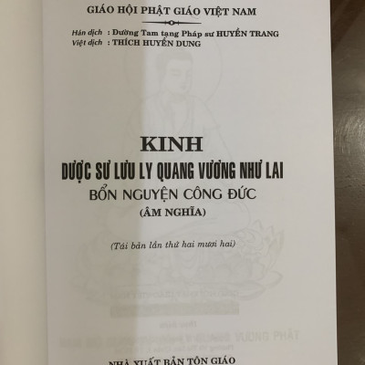KINH DƯỢC SƯ - THÍCH HUYỀN DUNG