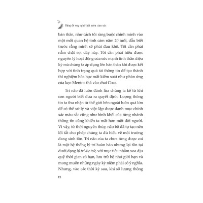 Sách - Đừng Để Suy Nghĩ Thôi Miên Cảm Xúc