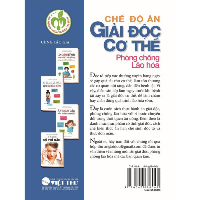 Sách - Chế Độ Ăn Giải Độc Cơ Thể Phòng Chống Lão Hoá - Việt Thư