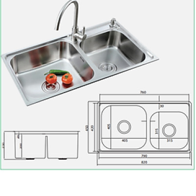 Chậu Rửa Grob GS304-8245EPD - Hàng Chính Hãng 