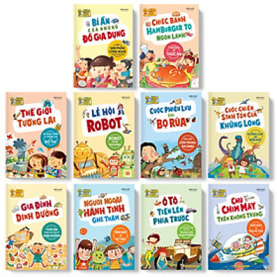 Combo: Phòng Nghiên Cứu Khoa Học Thú Vị (Trọn Bộ 10 Cuốn)