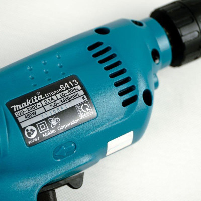 MÁY KHOAN SẮT 10MM 450W MAKITA 6413- HÀNG CHÍNH HÃNG