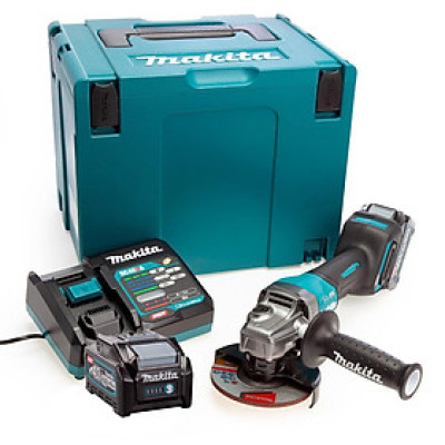 MÁY MÀI DÙNG PIN 40V 125MM (2 PIN 40V MAX 4AH VÀ 1 SẠC NHANH.) MAKITA GA013GM201 - HÀNG CHÍNH HÃNG