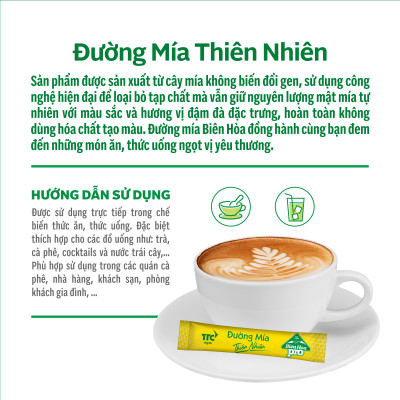 Đường Mía Thiên Nhiên Biên Hòa 6g (túi 300g)