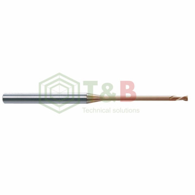 Dao Phay Phẳng 2 Me Cổ Dài D0.8 x 8 x 45L Union Tool Model HLS2008-080,,Dao phay ngón gia công sau nhiệt