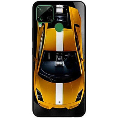 Ốp lưng dành cho Realme C15 mẫu Xe Sọc Trắng