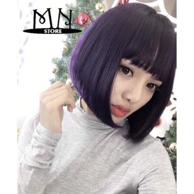 Tóc giả cao cấp cúp víc đủ màu - Tặng lưới chùm tóc