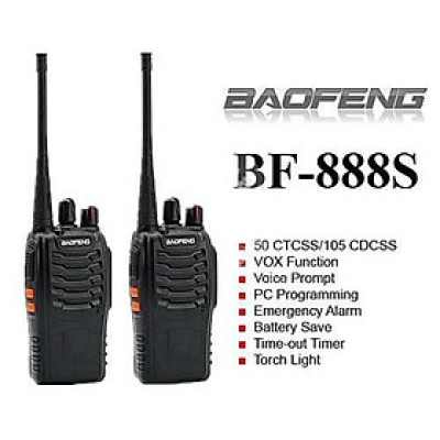 Bộ 2 Bộ Đàm Baofeng BF-888S Full Phụ Kiện