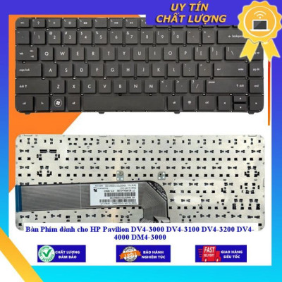 Bàn Phím dùng cho HP Pavilion DV4-3000 DV4-3100 DV4-3200 DV4- 4000 DM4-3000 - TỐT - MÀU TRẮNG - Hàng Nhập Khẩu New Seal